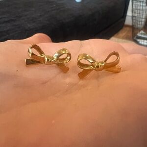 Kate Spade Gold Bow Earrings